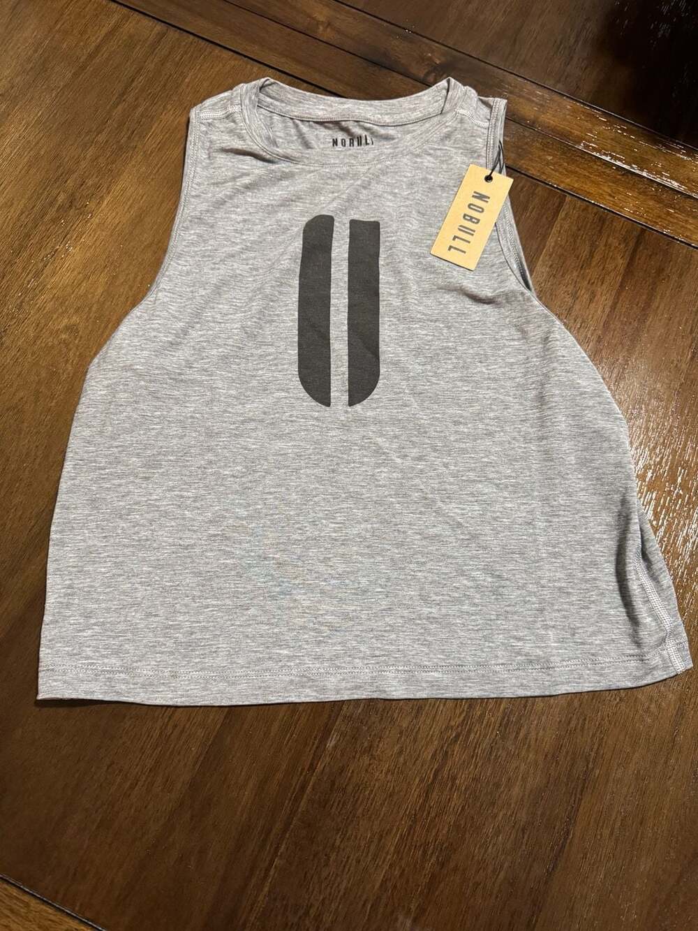 Nobull Muscle Tank Size XS Heather Grey